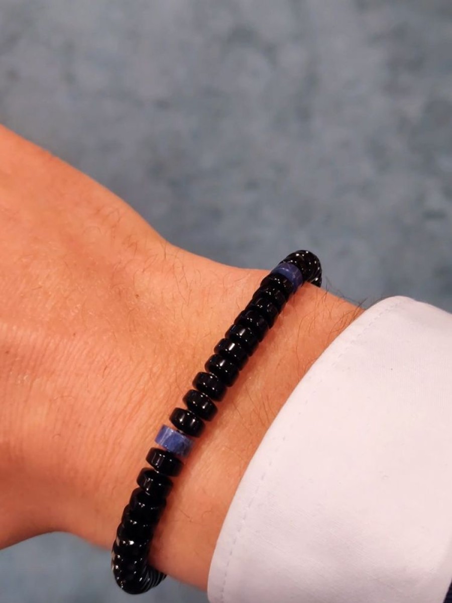 Sieraden Buddha To Buddha | Spirit Bead Mini Onyx Armband