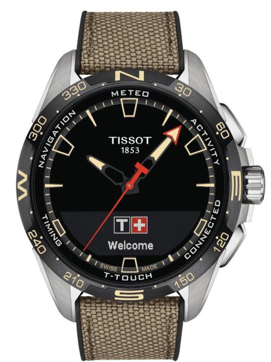 Horloges Tissot | T1214204705107 - T-Touch Connect Solar Titanium